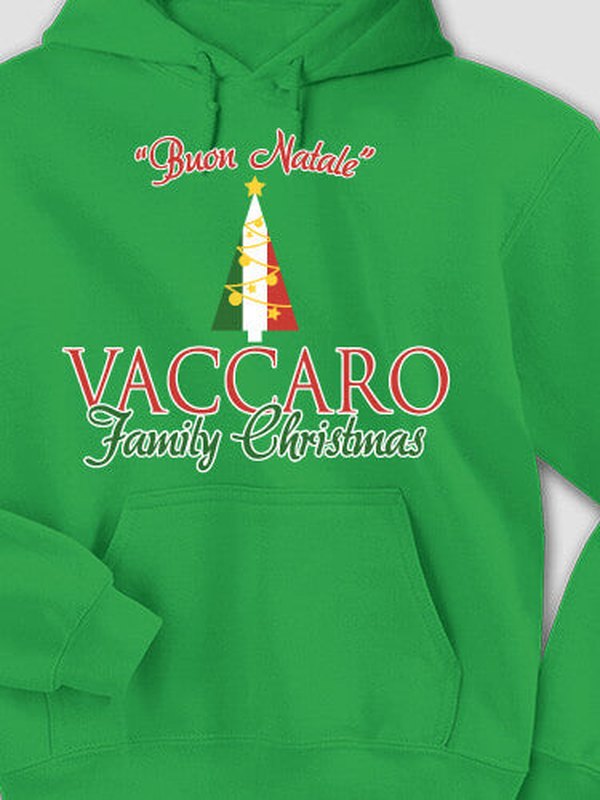 Italian Family Christmas : Printed Hoodies product image 1