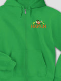 Leprechaun : Embroidered Zip Hoodies