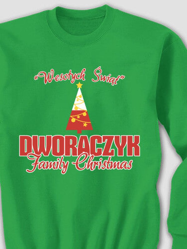 Polish Family Christmas : Printed Sweatshirts product image 1