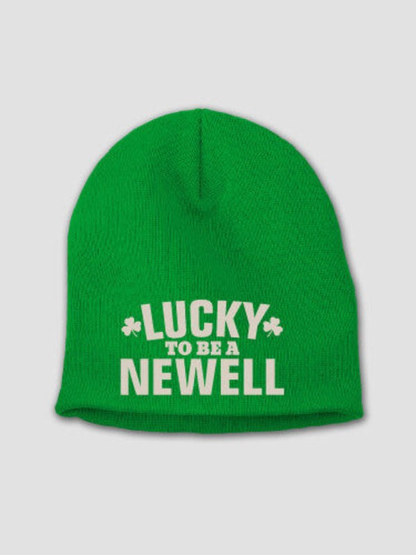 Lucky To Be : Embroidered Beanies