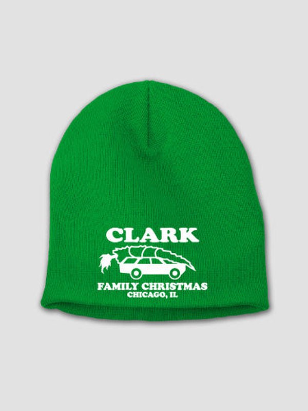 Retro Family Christmas : Embroidered Beanies