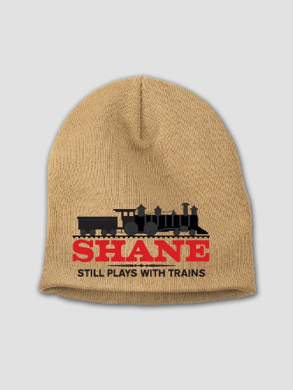 Still Plays With Trains : Embroidered Beanies