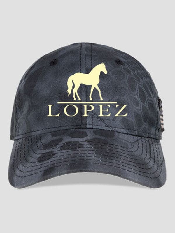 Horse : Embroidered Kryptek Tactical Camo Hats