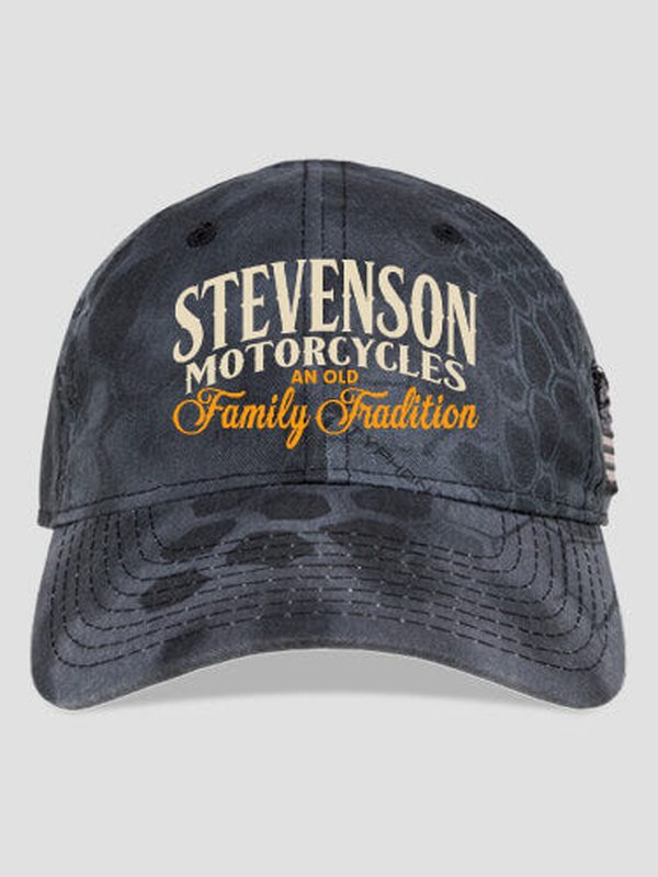 Motorcycle Family Tradition : Embroidered Kryptek Tactical Camo Hats