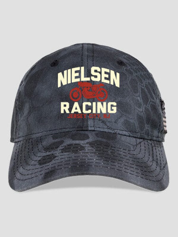 Motorcycle Racing : Embroidered Kryptek Tactical Camo Hats
