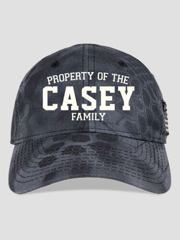 Property of Family : Embroidered Kryptek Tactical Camo Hats