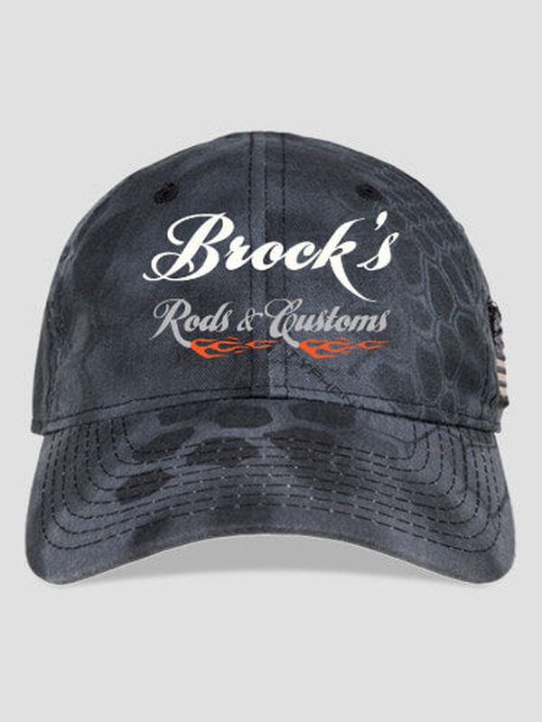 Rods and Customs : Embroidered Kryptek Tactical Camo Hats