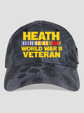 WW2 Pacific Veteran : Embroidered Kryptek Tactical Camo Hats