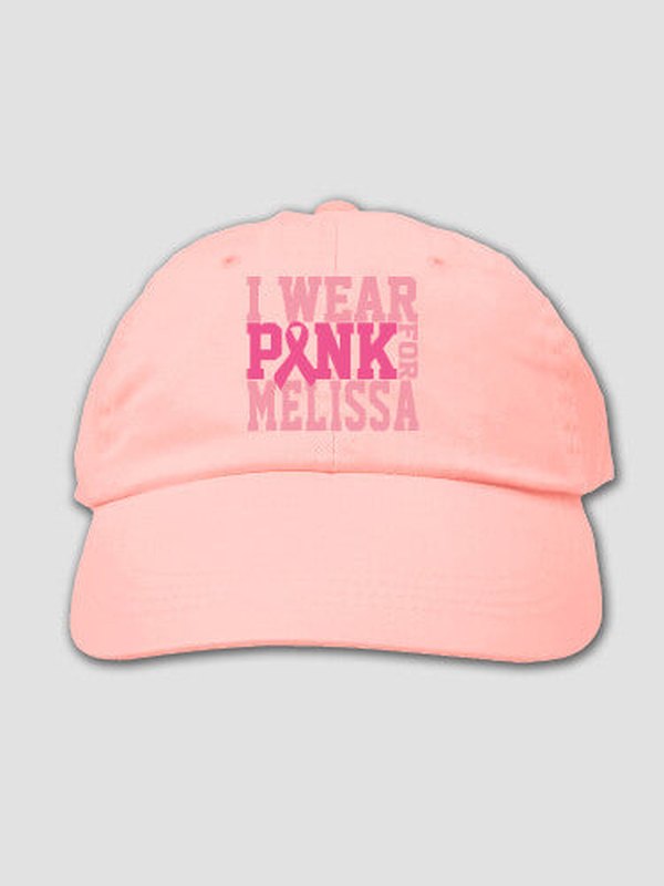I Wear Pink : Embroidered Baseball Hats