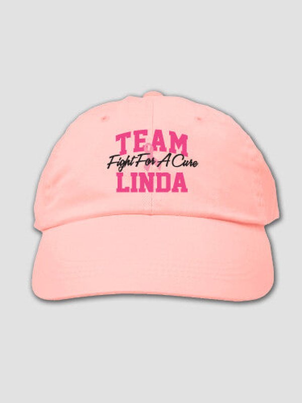 Team Pink : Embroidered Baseball Hats