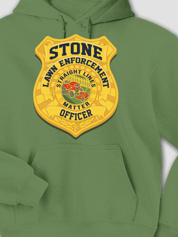 Lawn Enforcement : Printed Hoodies product image 2