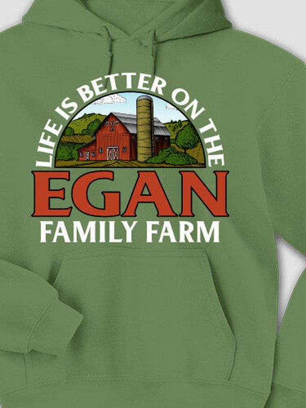 Life Is Better Farm : Printed Hoodies product image 6