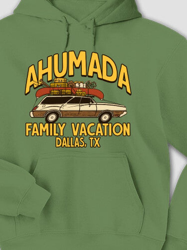Retro Family Vacation : Printed Hoodies product image 3