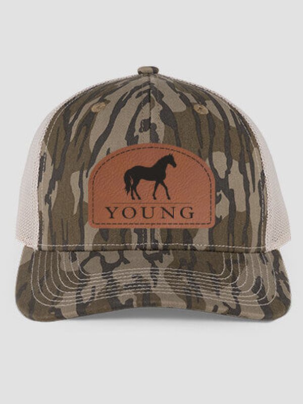 Horse : Structured Trucker Hats with Patch