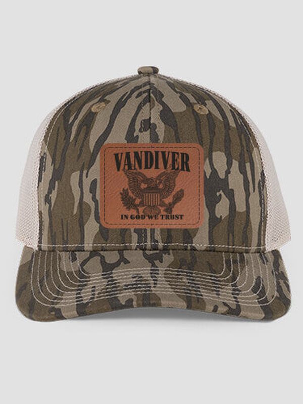 In God We Trust : Structured Trucker Hats with Patch