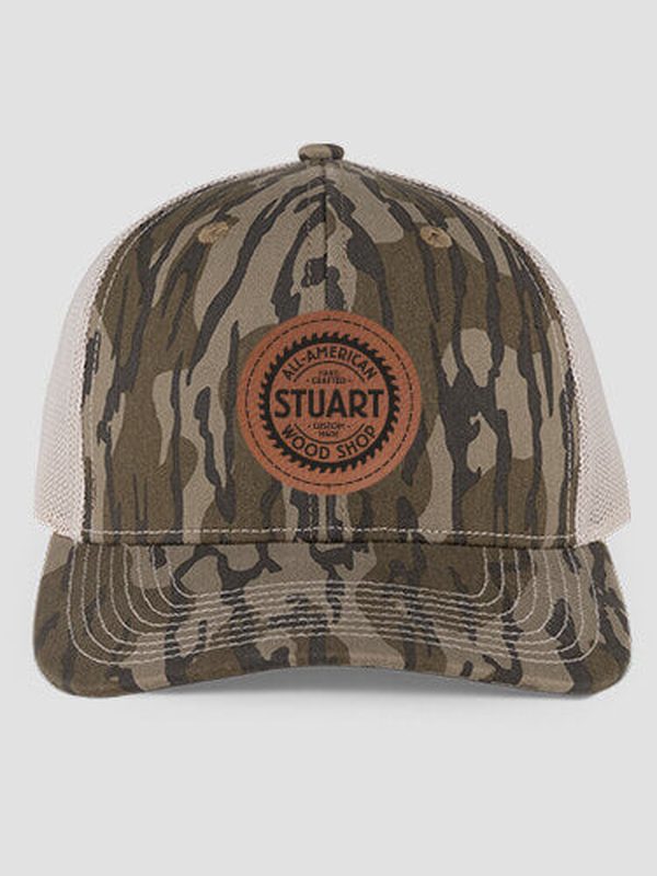 Wood Shop : Structured Trucker Hats with Patch