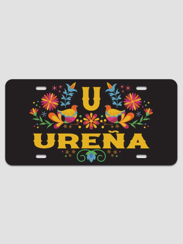 Hispanic Monogram : License Plates