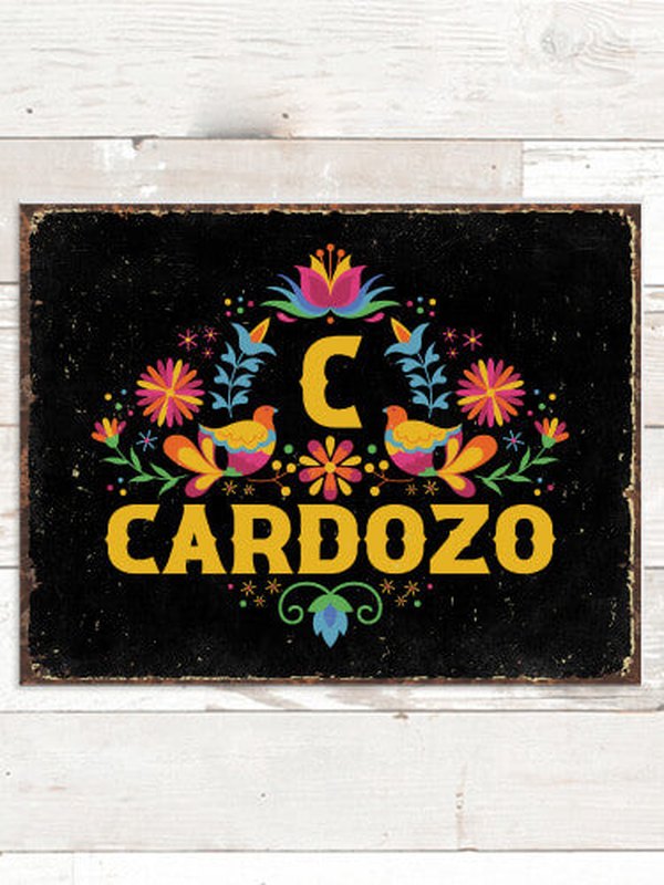 Hispanic Monogram : Tin Signs
