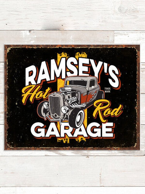 Hot Rod Garage BP : Tin Signs