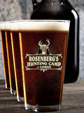 Hunting Camp : Growler Pint Glass Gift Sets - Color Printed