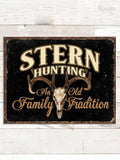 Hunting Family Tradition : Tin Signs