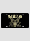 In God We Trust : License Plates