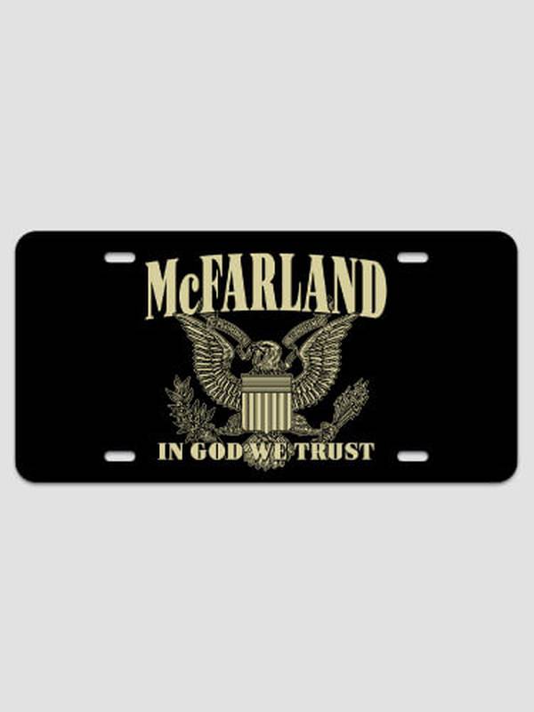In God We Trust : License Plates
