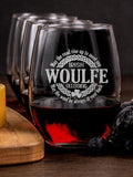 Irish Blessing : Cheese Board Wine Glass Gift Sets - Engraved