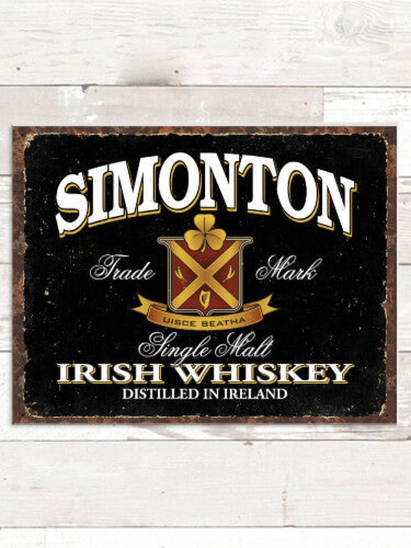 Irish Whiskey : Tin Signs