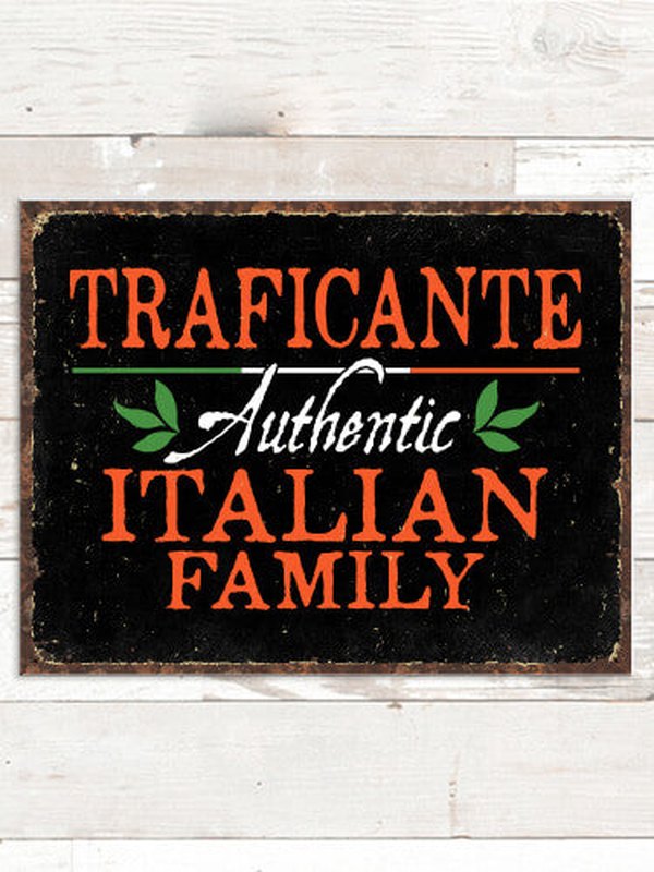 Italian Family : Tin Signs