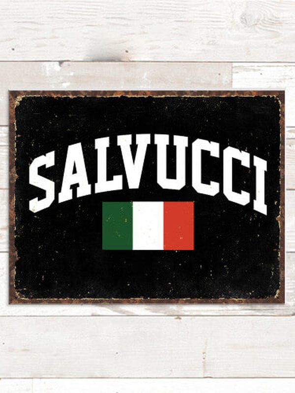 Italian Flag Varsity : Tin Signs
