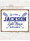 Lake House : Tin Signs