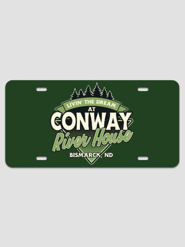 Livin' The Dream River House : License Plates