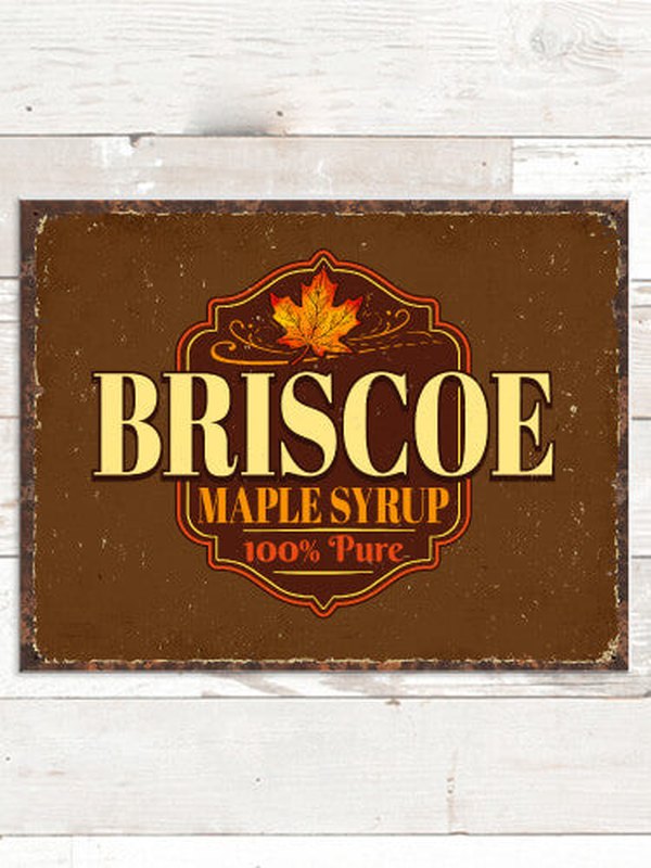 Maple Syrup : Tin Signs