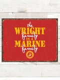 Marine Family : Tin Signs