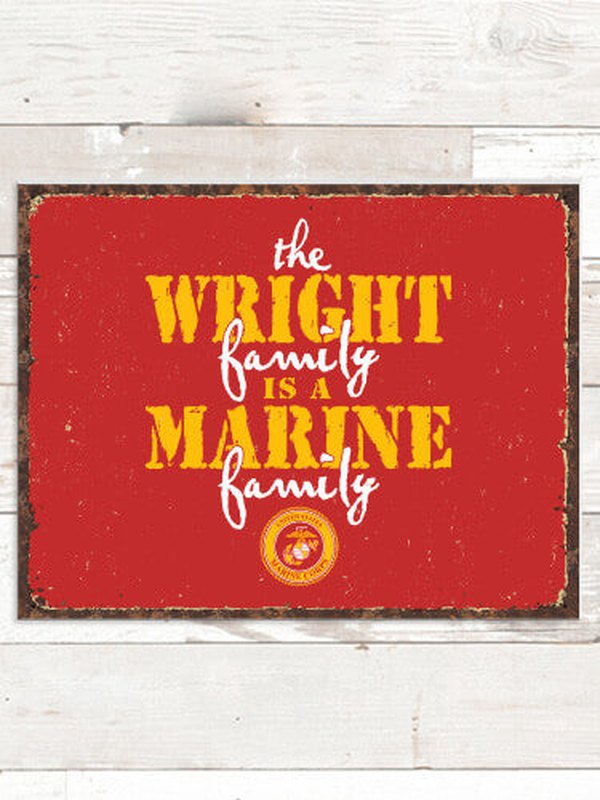 Marine Family : Tin Signs