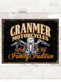 Motorcycle Family Tradition : Tin Signs