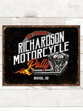Motorcycle Rally : Tin Signs