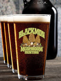 Mushroom Hunting : Growler Pint Glass Gift Sets - Color Printed