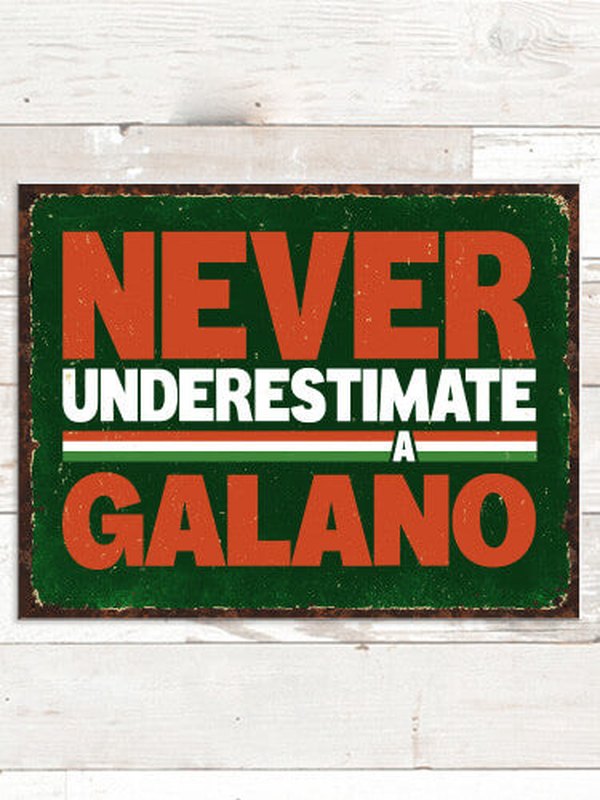 Never Underestimate Italian : Tin Signs