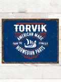 Norwegian Parts : Tin Signs