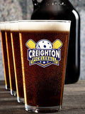 Pickleball : Growler Pint Glass Gift Sets - Color Printed