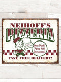 Pizzeria : Tin Signs