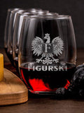 Polish Monogram : Cheese Board Wine Glass Gift Sets product image 1