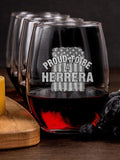 Proud To Be : Cheese Board Wine Glass Gift Sets - Engraved