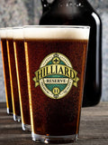 Reserve : Growler Pint Glass Gift Sets - Color Printed