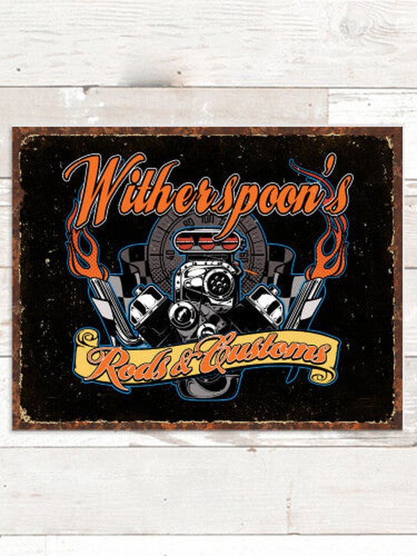 Rods and Customs : Tin Signs