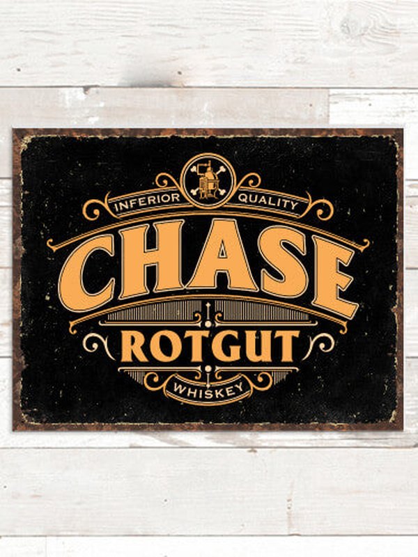 Rotgut Whiskey : Tin Signs