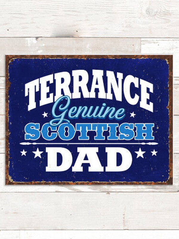 Scottish Dad : Tin Signs