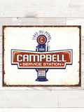 Service Station : Tin Signs